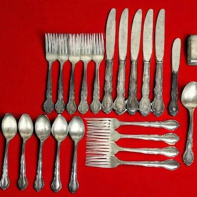 Antique Gorham Sterling Silver Dinnerware Set (533grams)
