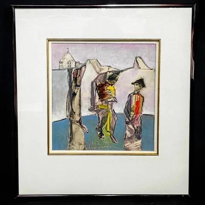 Abstract Figurative Composition – Signed and Dated 1994