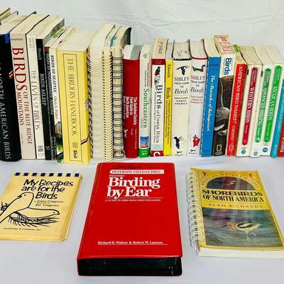 Comprehensive Birding & Ornithology Book Collection – Sibley, Peterson, Audubon & More (30+ Volumes)