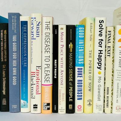 Self-Help & Mindfulness Book Collection – Psychology, Happiness, and Emotional Wellness