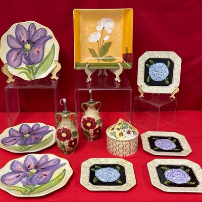 Hand Painted Floral Dinnerware & More 