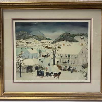 Will Moses Framed and Signed Lithograph 165/500
