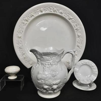 Wedgwood Queen's Ware & Spode Pitcher