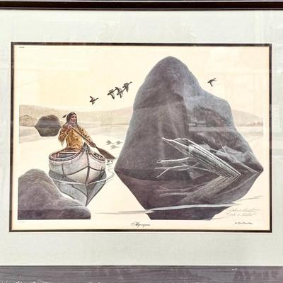 *signed* John A. Ruthven “Algonquin” Limited Edition Lithograph #479/750  