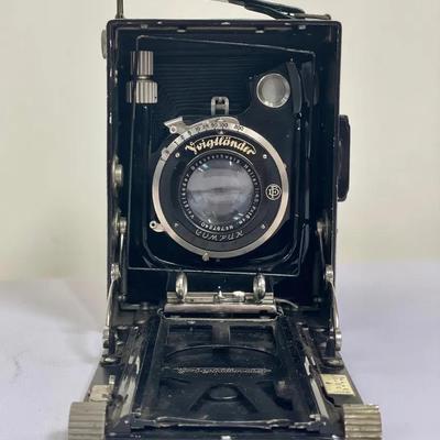 Voigtlander Bergheil Folding Plate Camera 
