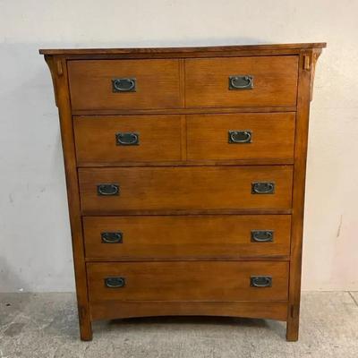 Mission Style Chest Of Drawers 