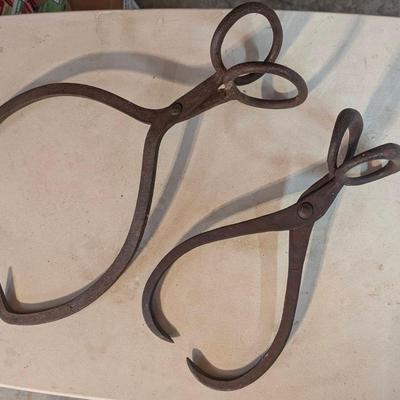 Vintage Ice Block Tongs