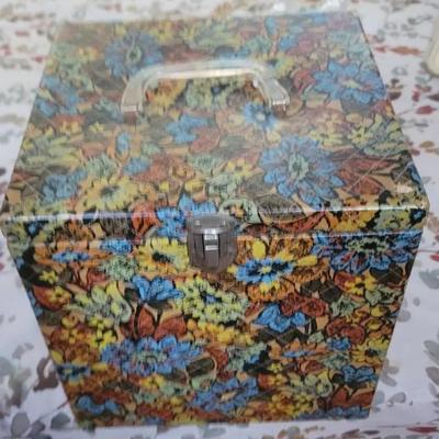 Loaded Vintage Sewing Box Thread Scissors More