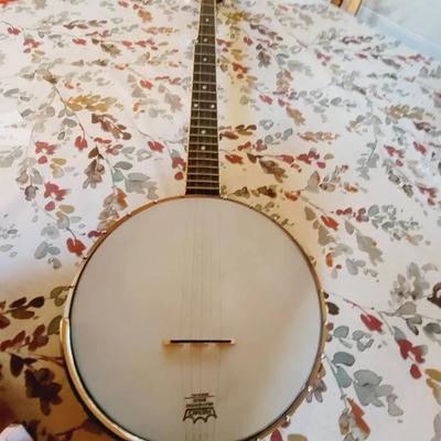 Rover Dixie Blue Grass 4 String Banjo - Playable 