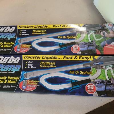 Fuel Siphon Transfer Pump 2pc Gas Water More