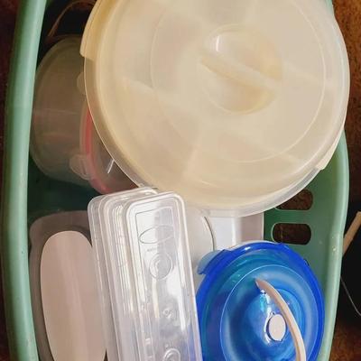 Mixed Kitchen Lot Storage Cannister Electric Knife 