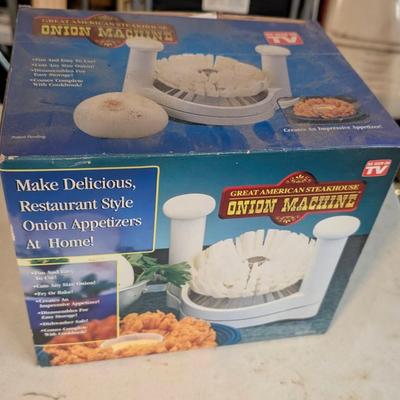 TeleBrands Great American Steakhouse Onion Machine