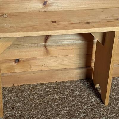 Simple Wooden Bench