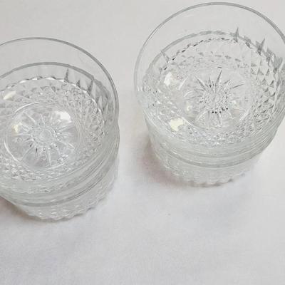 Arcopal 6pc Clear Glass Bowls Cereal Size