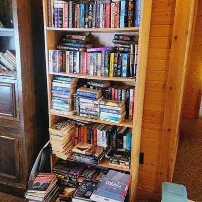 Bookshelf And All Shown Books Instant Library