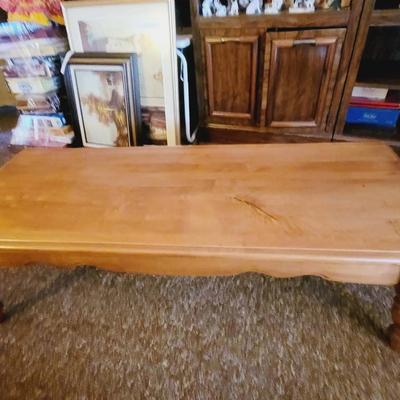 Vintage Solid Wood Coffee Table Good Condition 