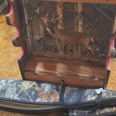 Camouflage Hunting Theme Wall Rack And Soft Case