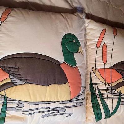 Two Duck Accent Throw Pillows 17x17