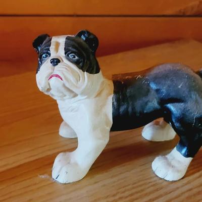 Boston Terrior Bull Dog Cast Iron Bank