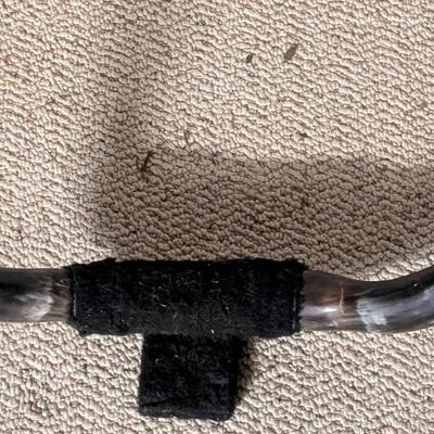 Vintage Mounted Steer Horns 20in Wide