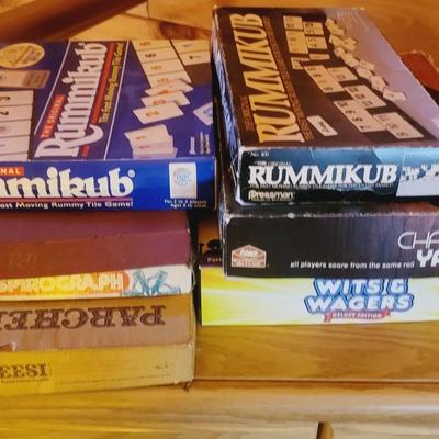Game Lot Yahtzee Rummikub Parcheesi More 
