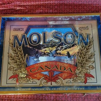 Molson Canada Beer And Ale Metal Wall Sign