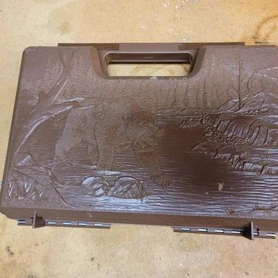 Pistl Case Bear Wildlife Scene Plastic And Foam
