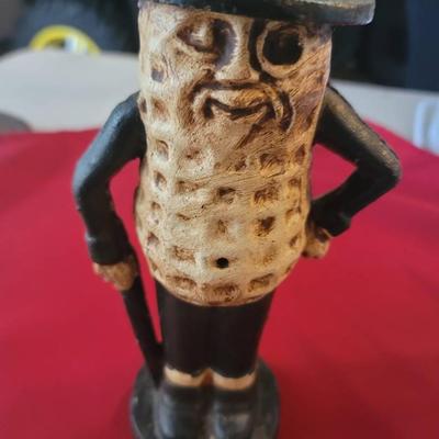 Mr Peanut Cast Iron Bank Antique 