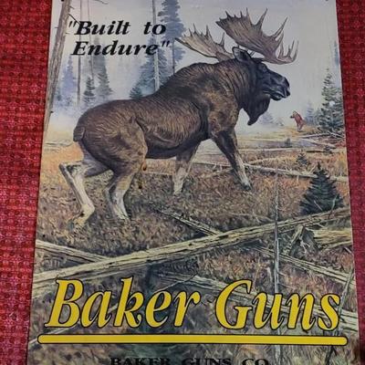Baker Gns New York New York Built To Endure Metal Sign