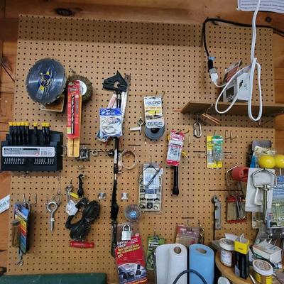 Wall Of Tools And Supplies