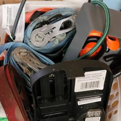 Assorted Tow Straps Of Varying Age And Completeness