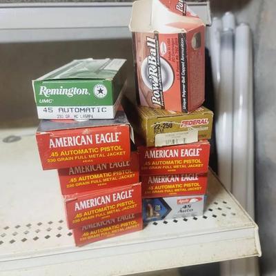 .45 10 Boxes Mostly Full Basement Stored