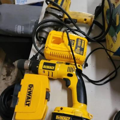 Dewalt  Brand Power Tool Lot With Accessories