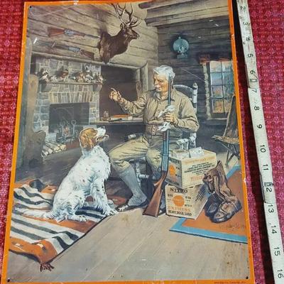 Remington Gns Duck Hunting Advertisement Metal Sign Vintage 