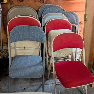 Lot Collection Of Folding Chairs 