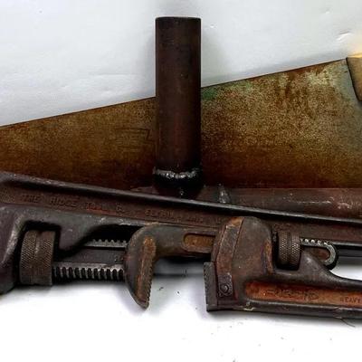 Antique “Disston” Hand Saw & Tool Collection