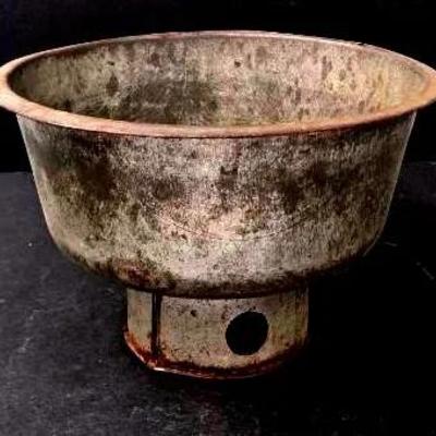 Galvanized Milk Funnel with Strainer 
