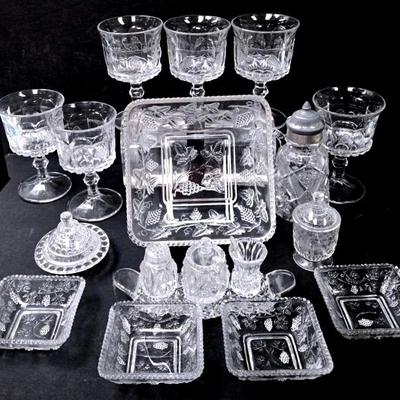Water Gobleta, Syrup Pitcher, and More 