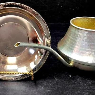 "Kromex" Bowl and Hammered Watering Can