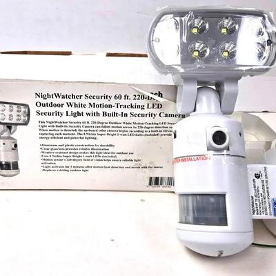 "NightWatcher" Motion Light with Camera