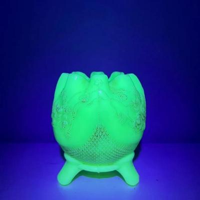 Antique “Northwood” Uranium Footed Bowl
