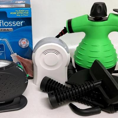 “Waterpik”, Steam Cleaner, & More