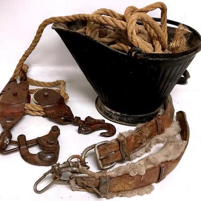 Block and Tackle Pulley System & Girth