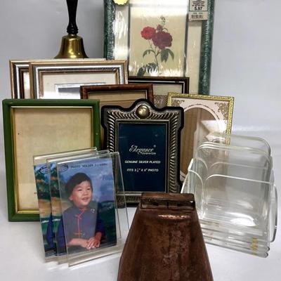 Rustic Cowbell, Picture Frames and More