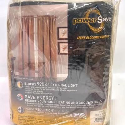 “Power$ave” Light Blocking Curtain Panels