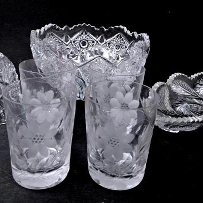Glass Bowls, Tumblers, and More