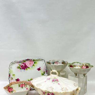 Antique “La Francaise” Tureen & Porcelain Items