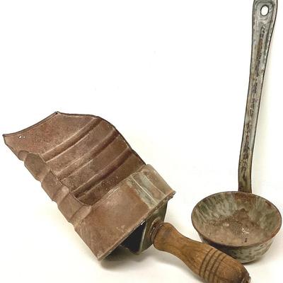 Vintage Grain Scoop & Ladle