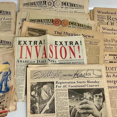 Vintage Newspapers 