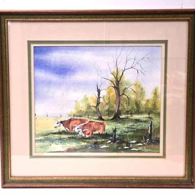 Signed Watercolor Painting By "Karen Reimer"